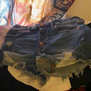American Eagle super stretch shirt shorts size 6